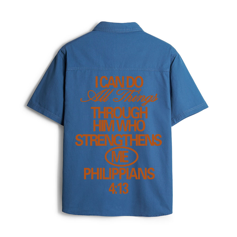 I Can Do All Thing With God Christian Work Shirt