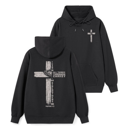 I Can Do All Things THrough Christ Christian Classic Hoodie