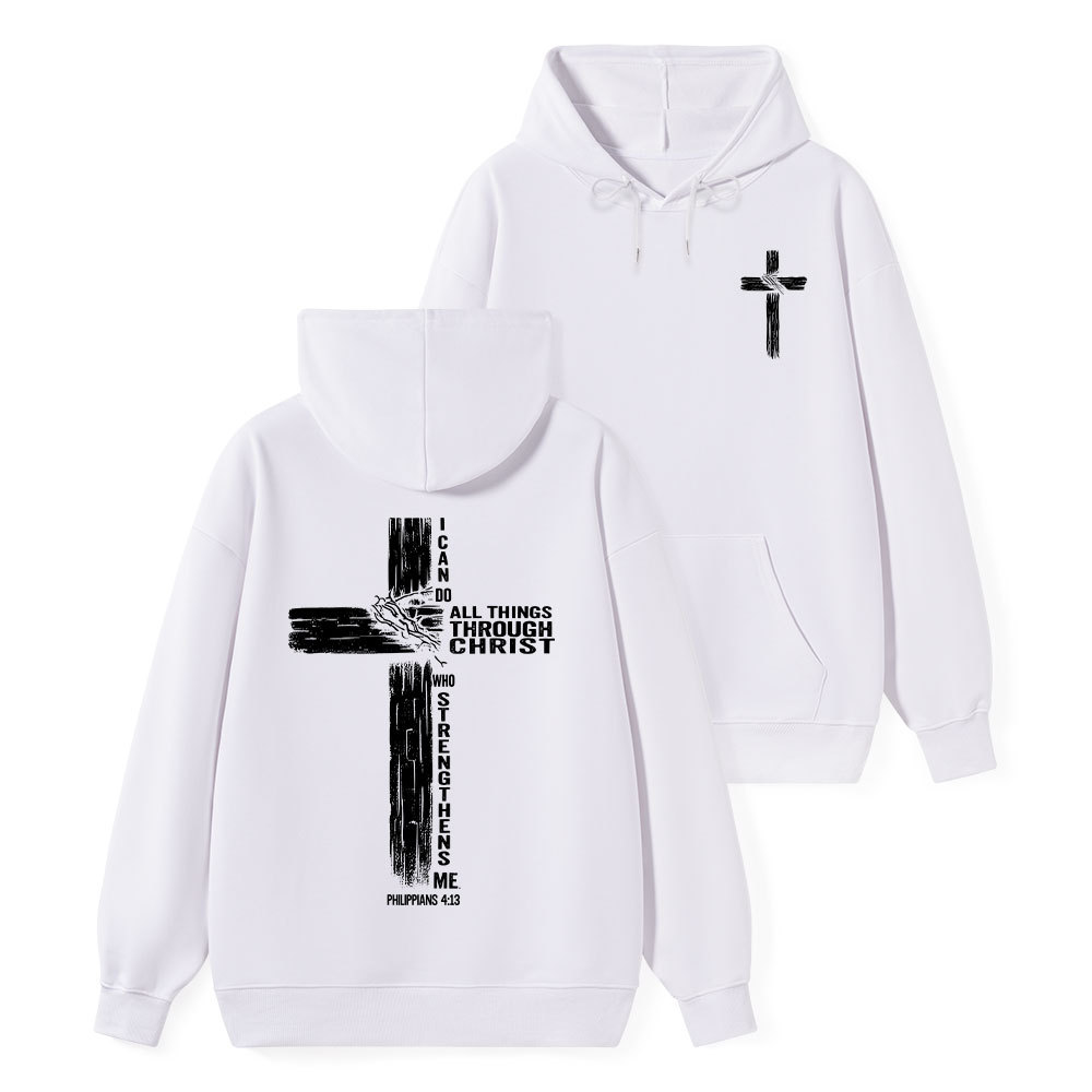 I Can Do All Things THrough Christ Christian Classic Hoodie