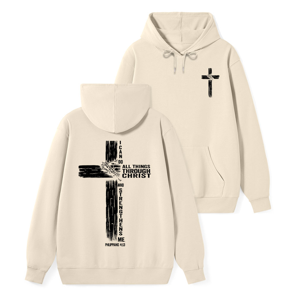 I Can Do All Things THrough Christ Christian Classic Hoodie