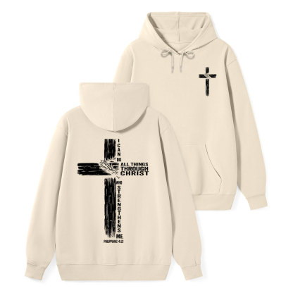 I Can Do All Things THrough Christ Christian Classic Hoodie