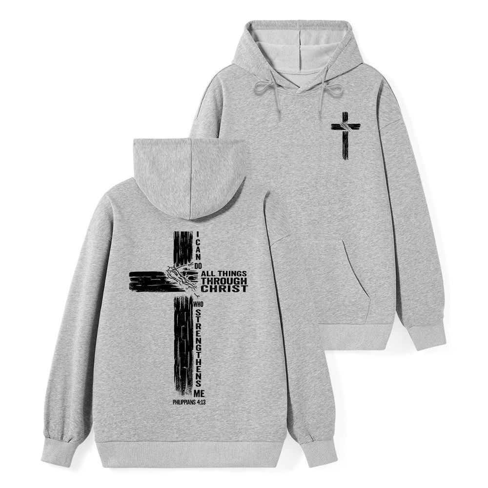 I Can Do All Things THrough Christ Christian Classic Hoodie