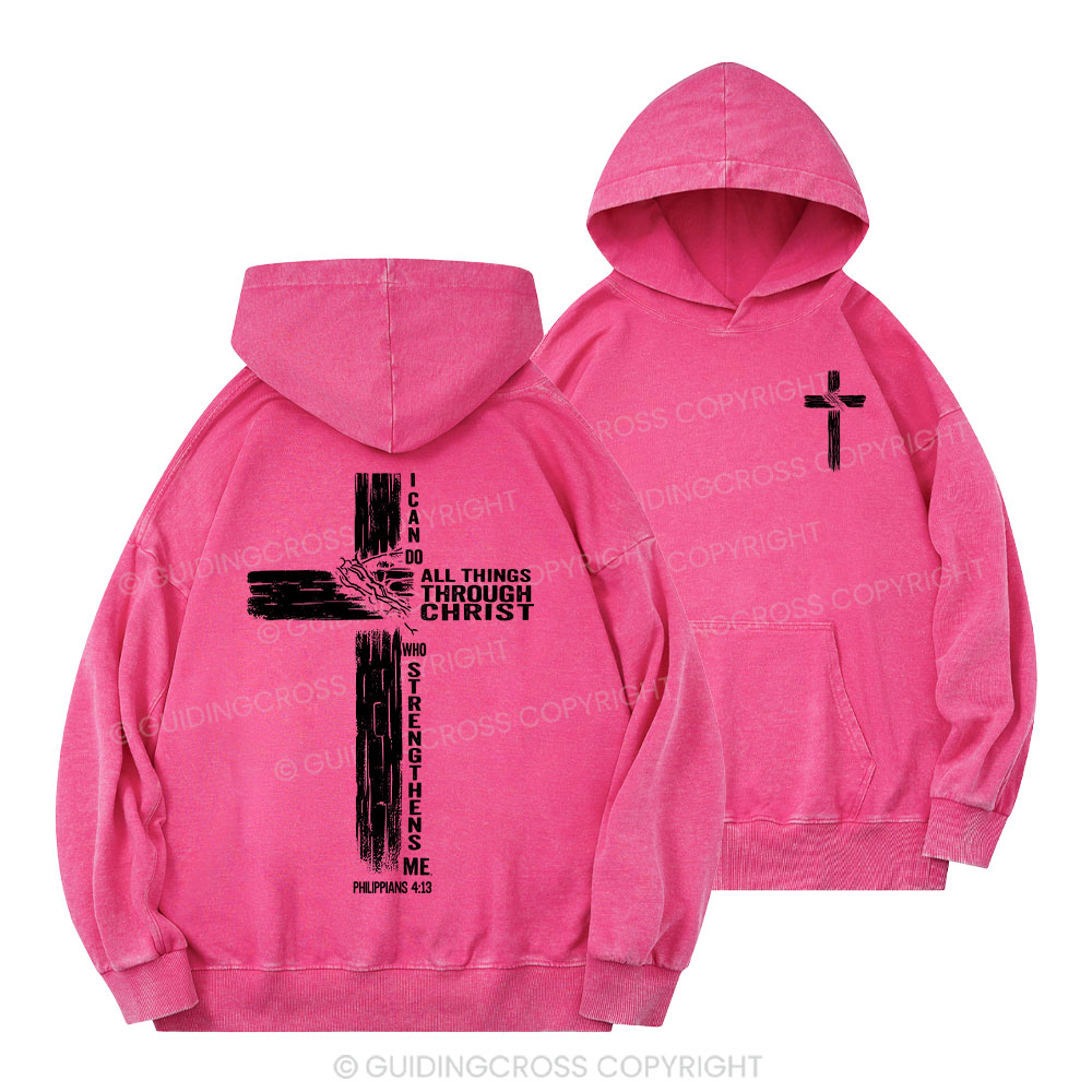 Sample Vintage Christian Washed Hoodie  Sale - GuidingCross