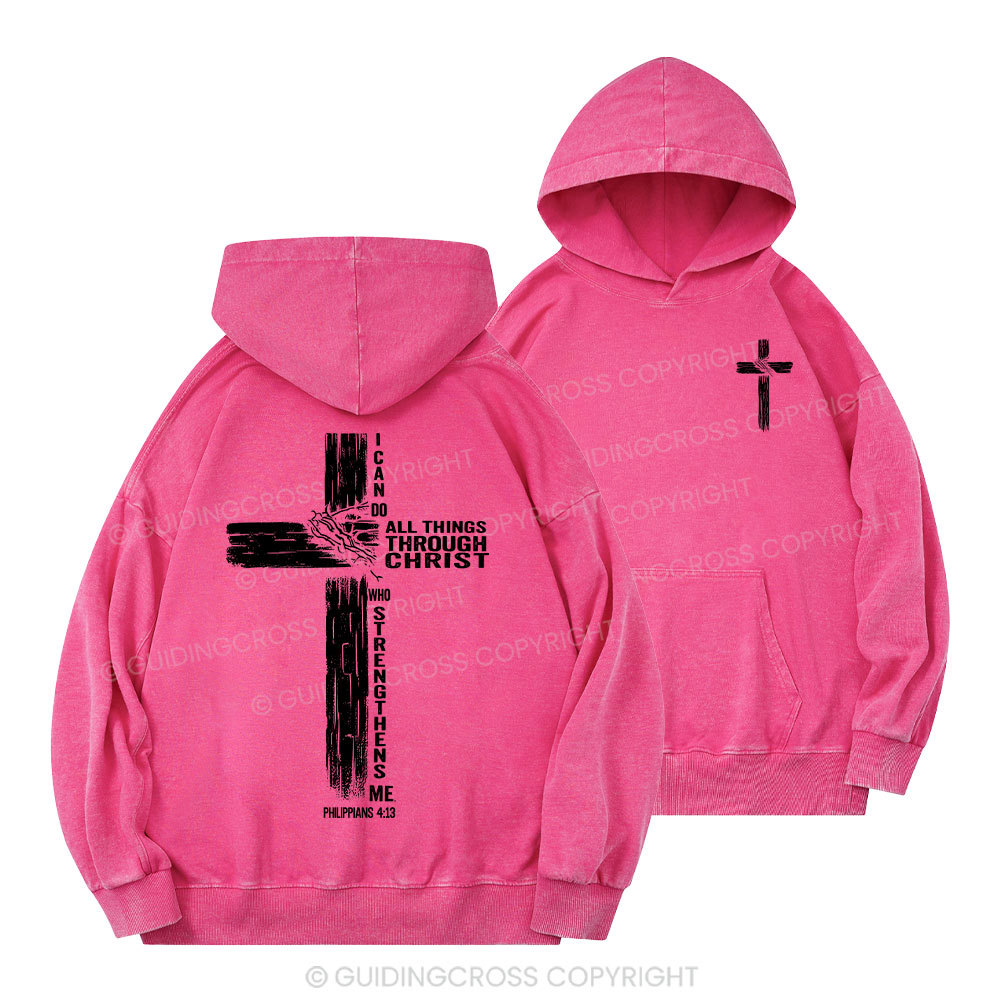 Sample Vintage Christian Washed Hoodie  Sale - GuidingCross