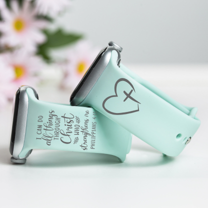 I Can Do All Things Through Christ Philippians 4:13 Watch Band
