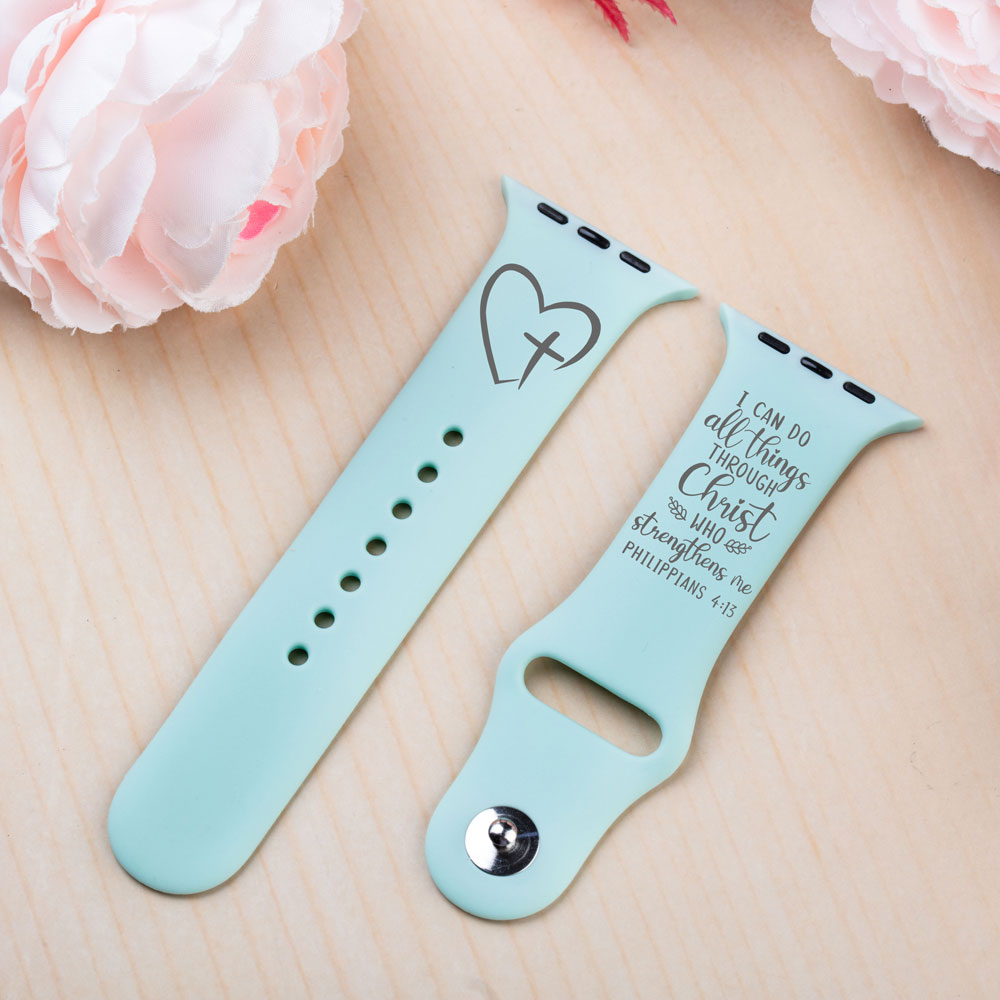 I Can Do All Things Through Christ Philippians 4:13 Watch Band