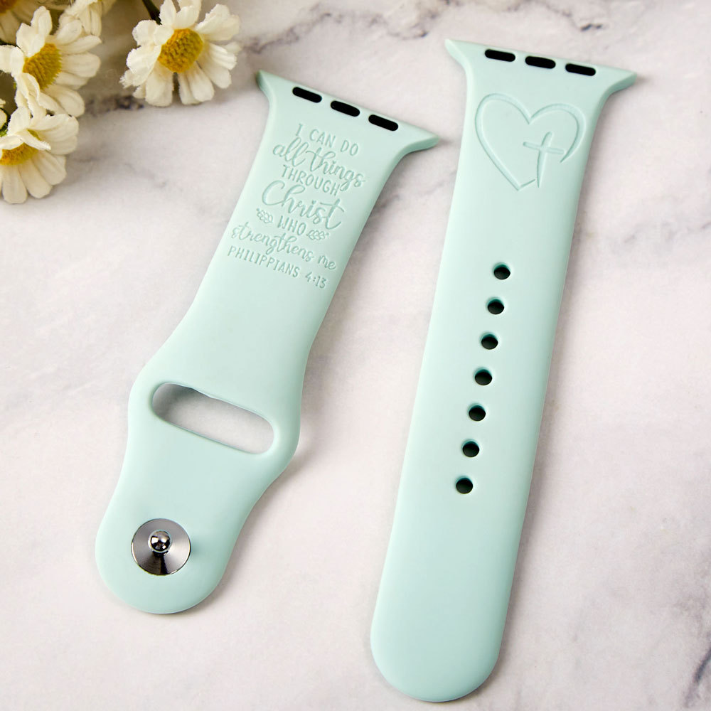 I Can Do All Things Through Christ Philippians 4:13 Watch Band