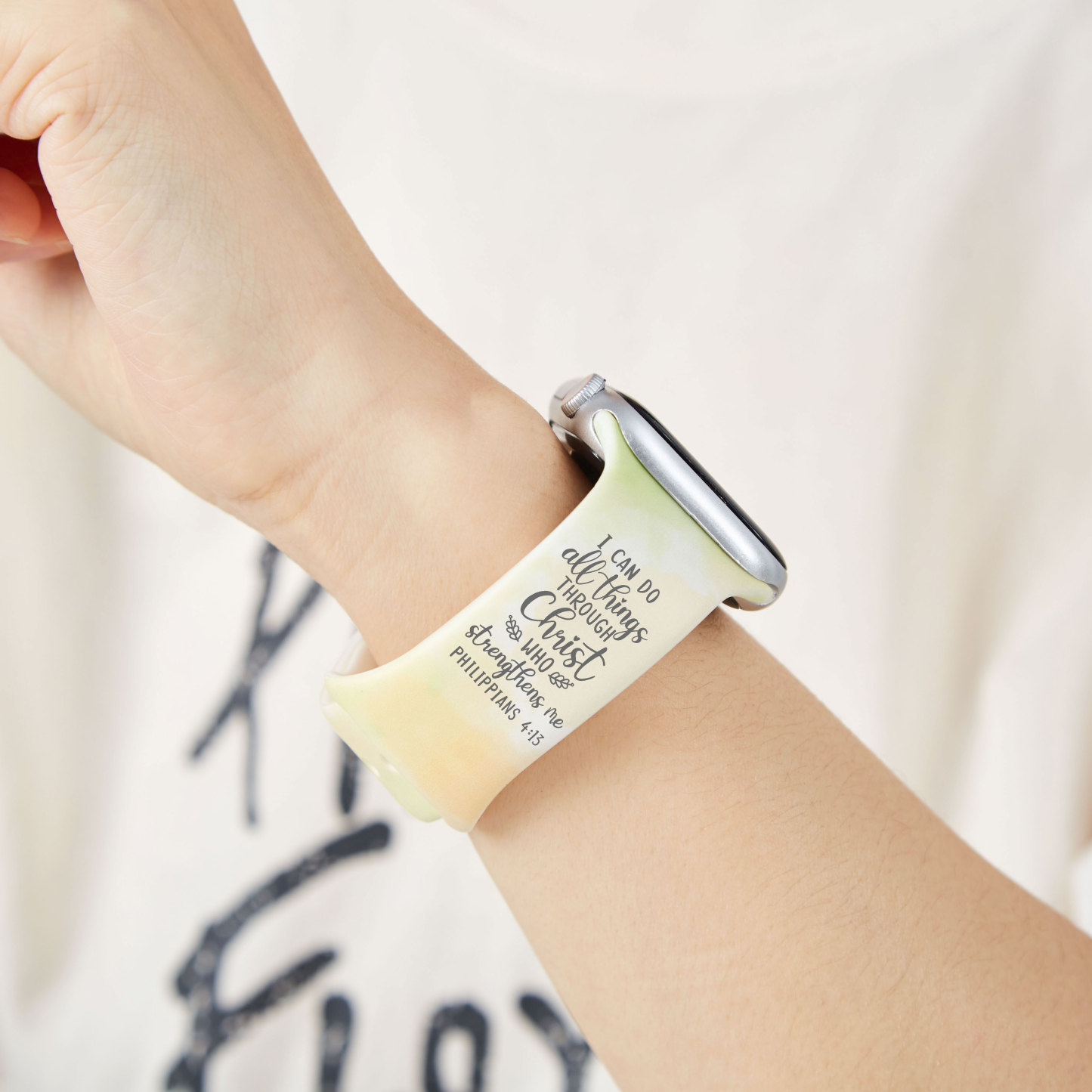 I Can Do All Things Through Christ Philippians Christian Print Watch And