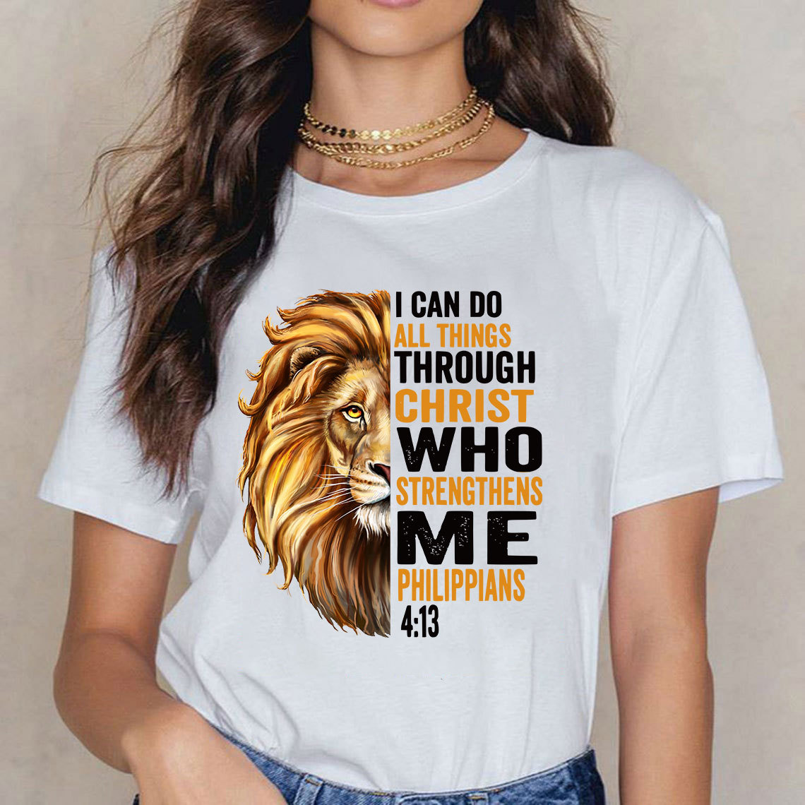 I Can Do All Things Through Christ Who Strengthens Me Christian T-Shirt