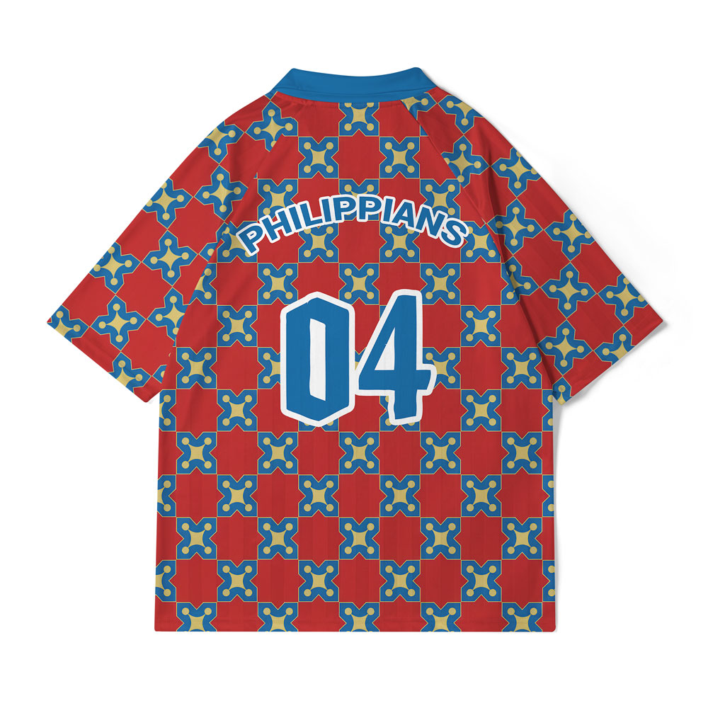 I Can Do All Things Thtough Christ Christian Collar Jersey