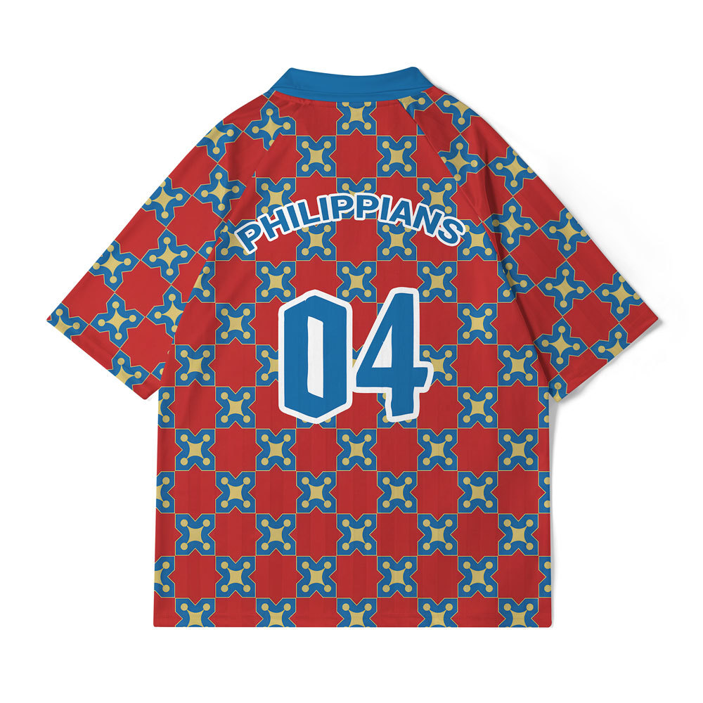 I Can Do All Things Thtough Christ Christian Collar Jersey