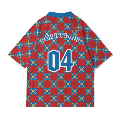 I Can Do All Things Thtough Christ Christian Collar Jersey