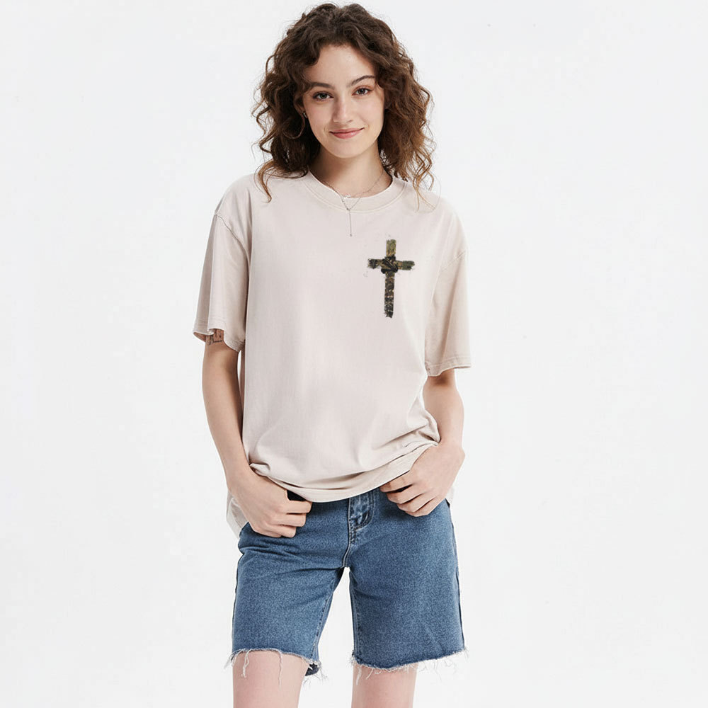 I Can Do All Things With Christ Christian Washed T-Shirt