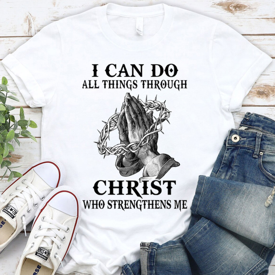 I Can Do All Things Through Christ Christian T-Shirt