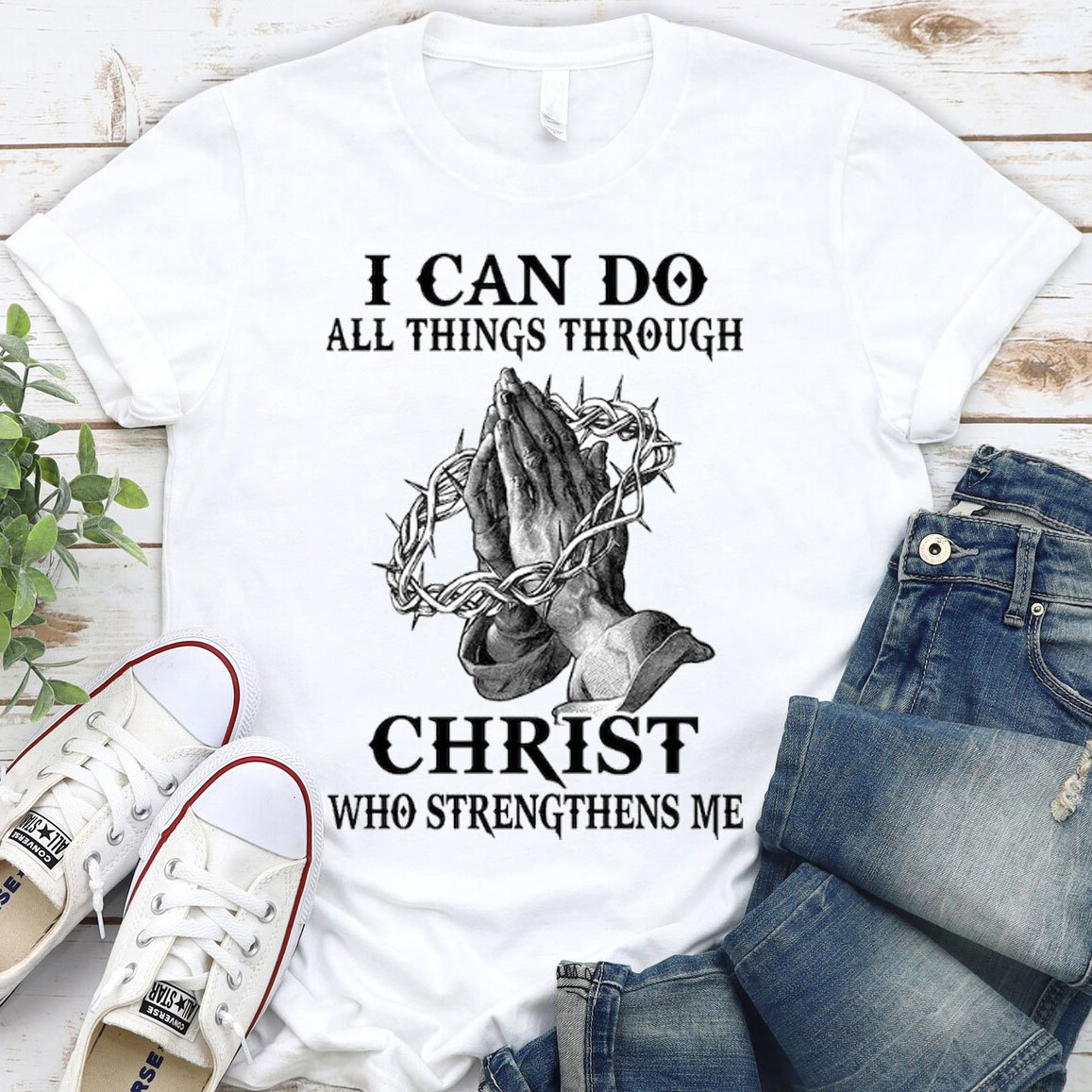 I Can Do All Things Through Christ Christian T-Shirt