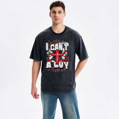 I Can't But I Know A Guy Christian Washed T-Shirt