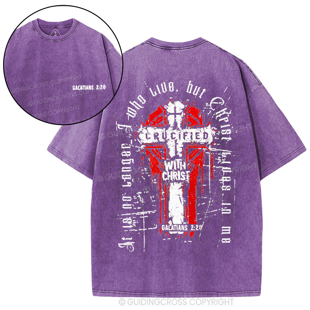 I Have Been Crucified With Christ Christian Washed T-Shirt