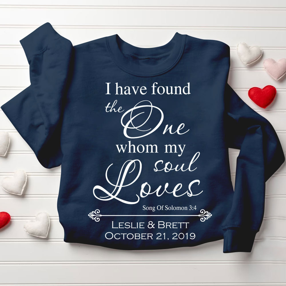 Personalized I Have Found The One Whom My Soul Loves Christian Couple 