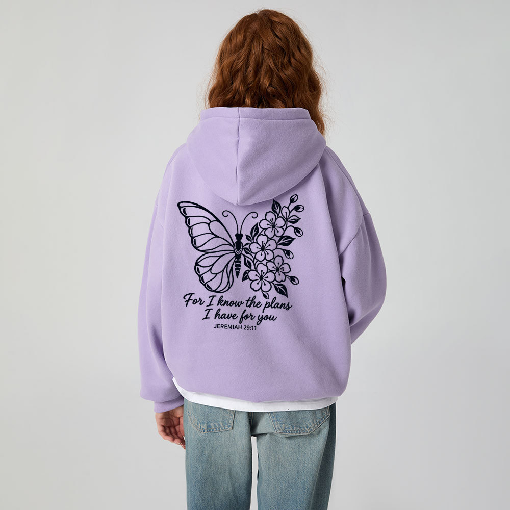 I Have Plans For You Fleece Hoodie Set