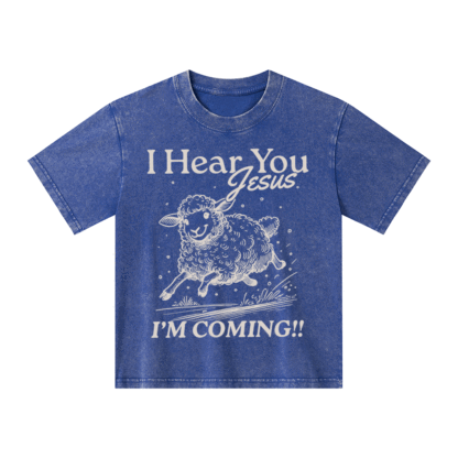 I Hear You Jesus Kid Washed T-Shirt