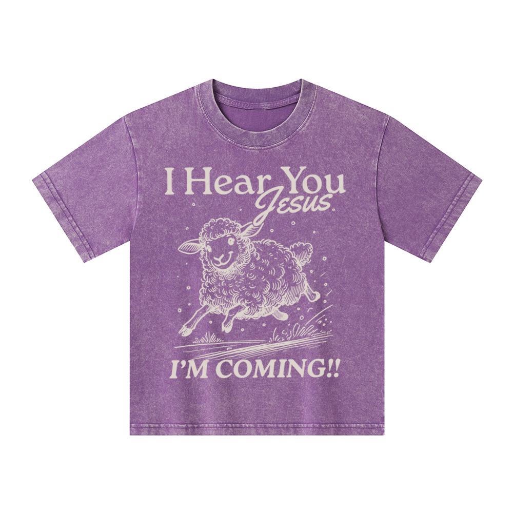 I Hear You Jesus Kid Washed T-Shirt