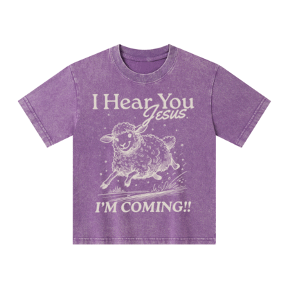I Hear You Jesus Kid Washed T-Shirt