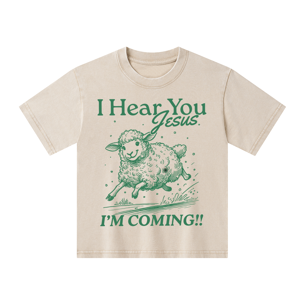 I Hear You Jesus Kid Washed T-Shirt