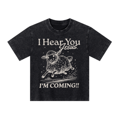 I Hear You Jesus Kid Washed T-Shirt
