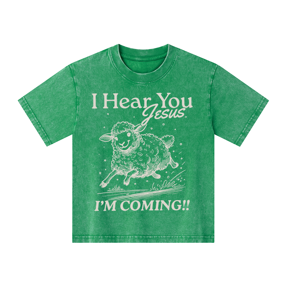 I Hear You Jesus Kid Washed T-Shirt