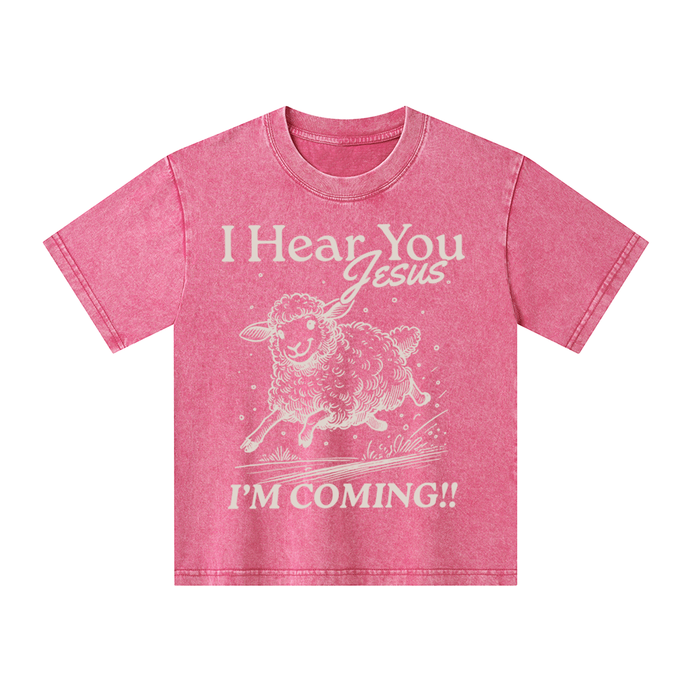 I Hear You Jesus Kid Washed T-Shirt