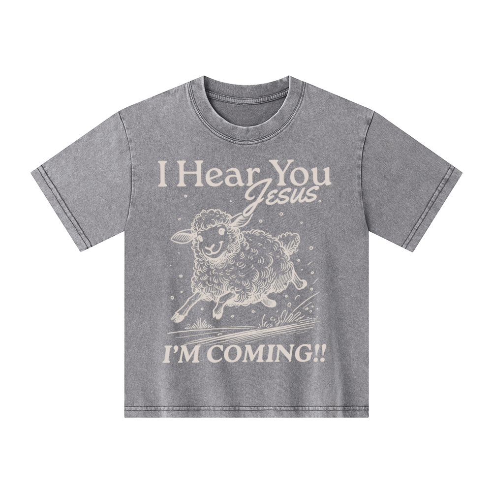I Hear You Jesus Kid Washed T-Shirt