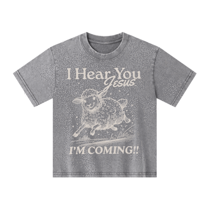 I Hear You Jesus Kid Washed T-Shirt