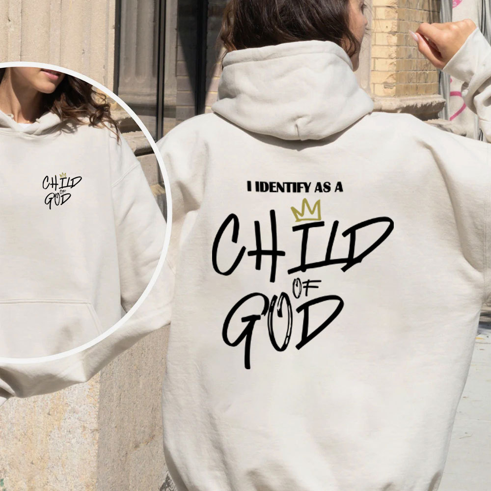 I Identify As A Child Of God Christian Fleece Hoodie Set