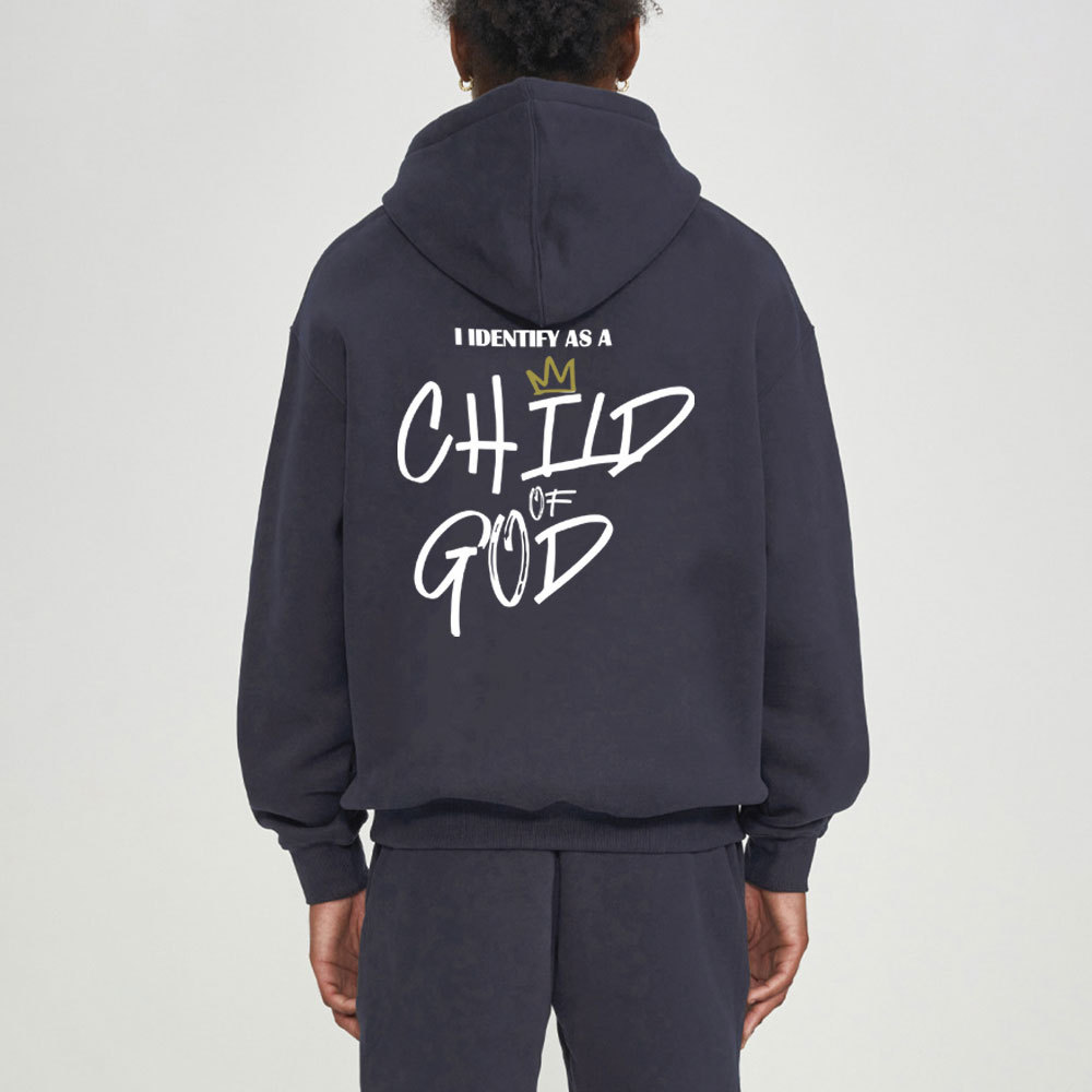 I Identify As A Child Of God Christian Fleece Hoodie Set