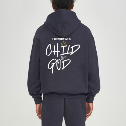 I Identify As A Child Of God Christian Fleece Hoodie Set