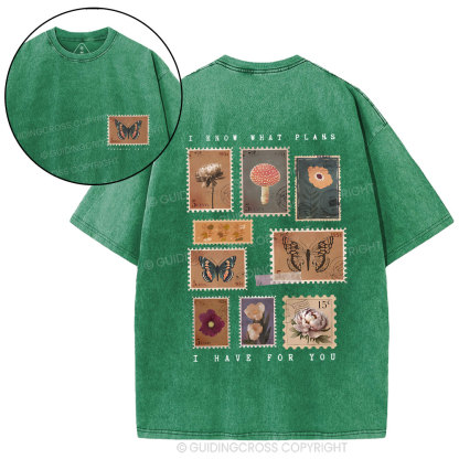 I Know A Plans Christian Washed T-Shirt