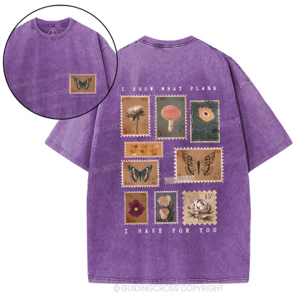 I Know A Plans Christian Washed T-Shirt