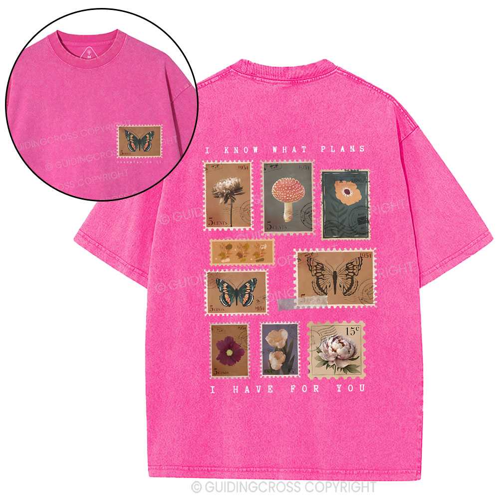 I Know A Plans Christian Washed T-Shirt