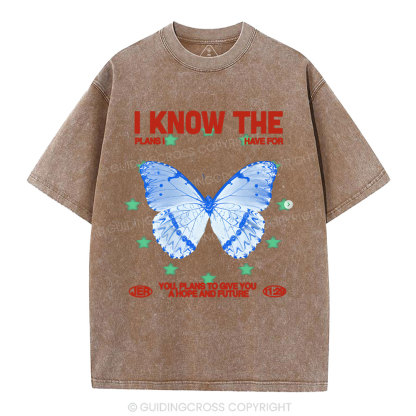 I Know The Plans Christian Washed T-Shirt