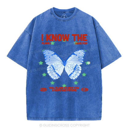 I Know The Plans Christian Washed T-Shirt