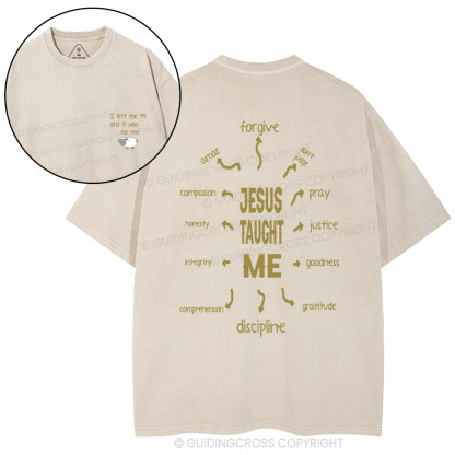 I Left The 99 And It Was For Me Christian Washed T-Shirt