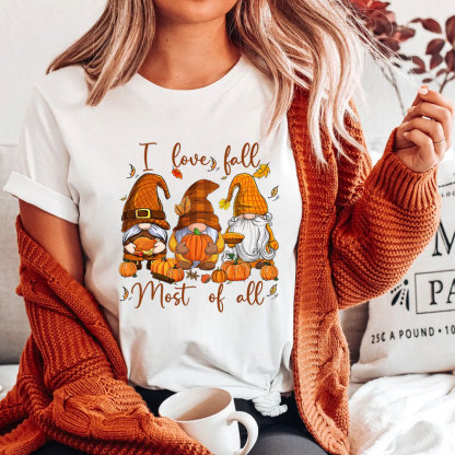 I Love Fall Most Of All Christian T-Shirt