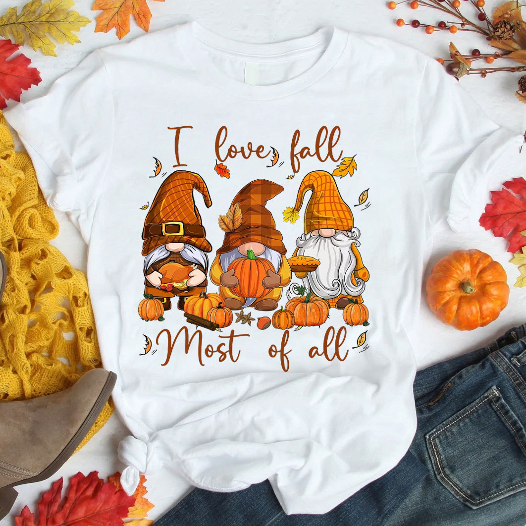 I Love Fall Most Of All Christian T-Shirt