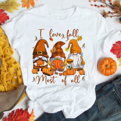 I Love Fall Most Of All Christian T-Shirt