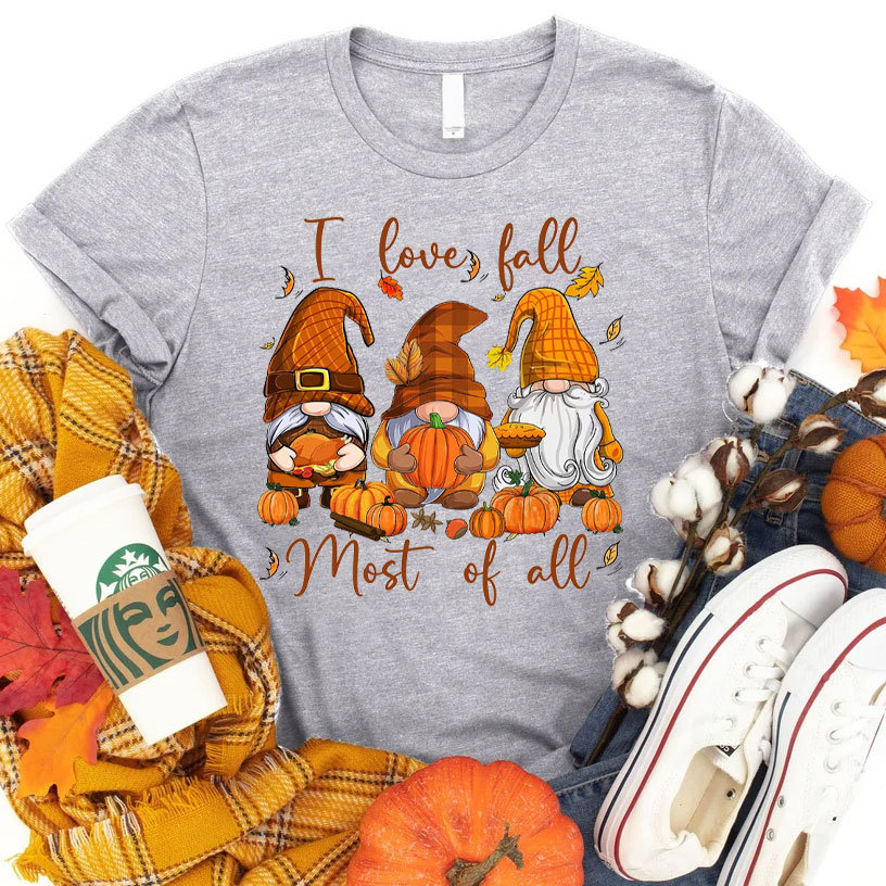 I Love Fall Most Of All Christian T-Shirt