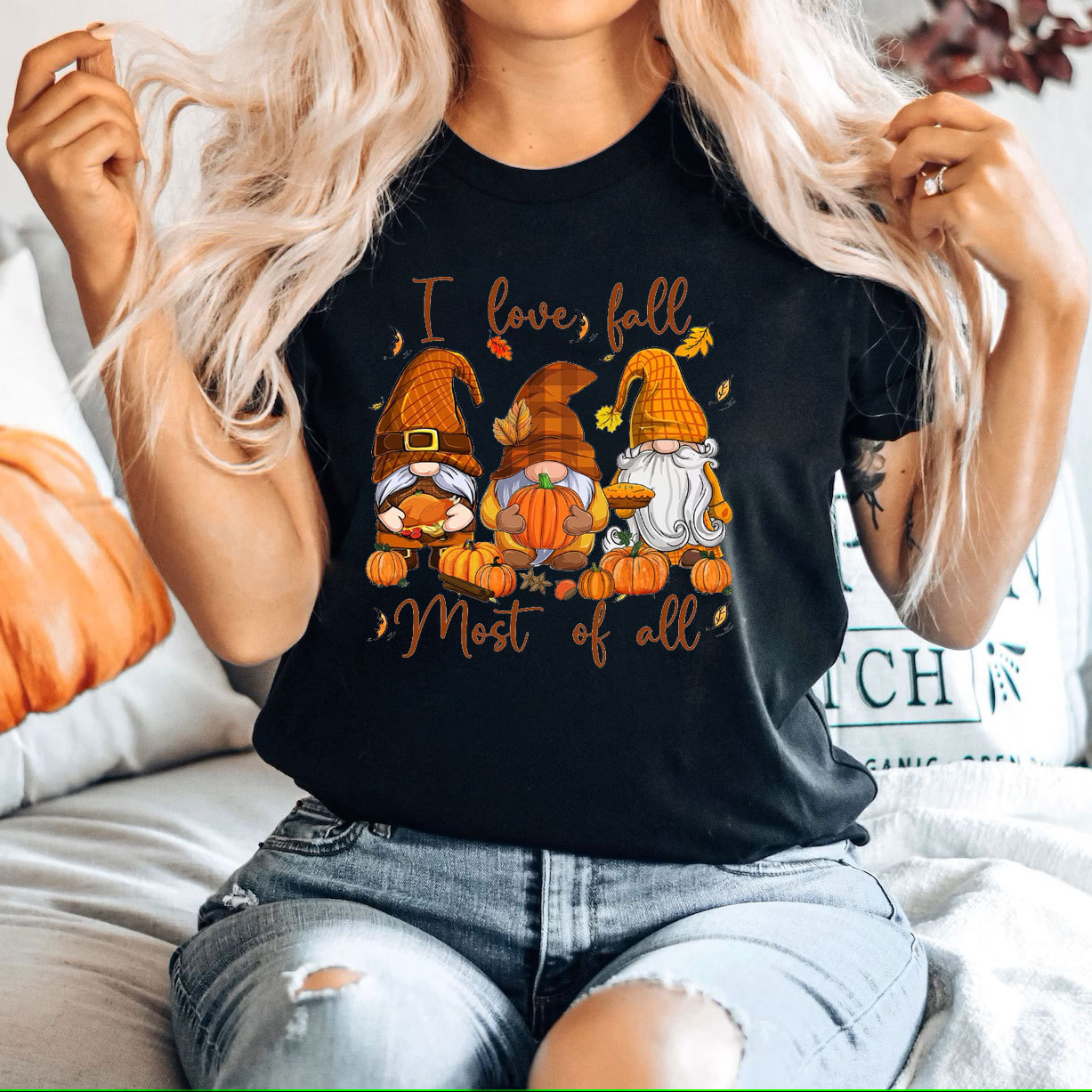 I Love Fall Most Of All Christian T-Shirt