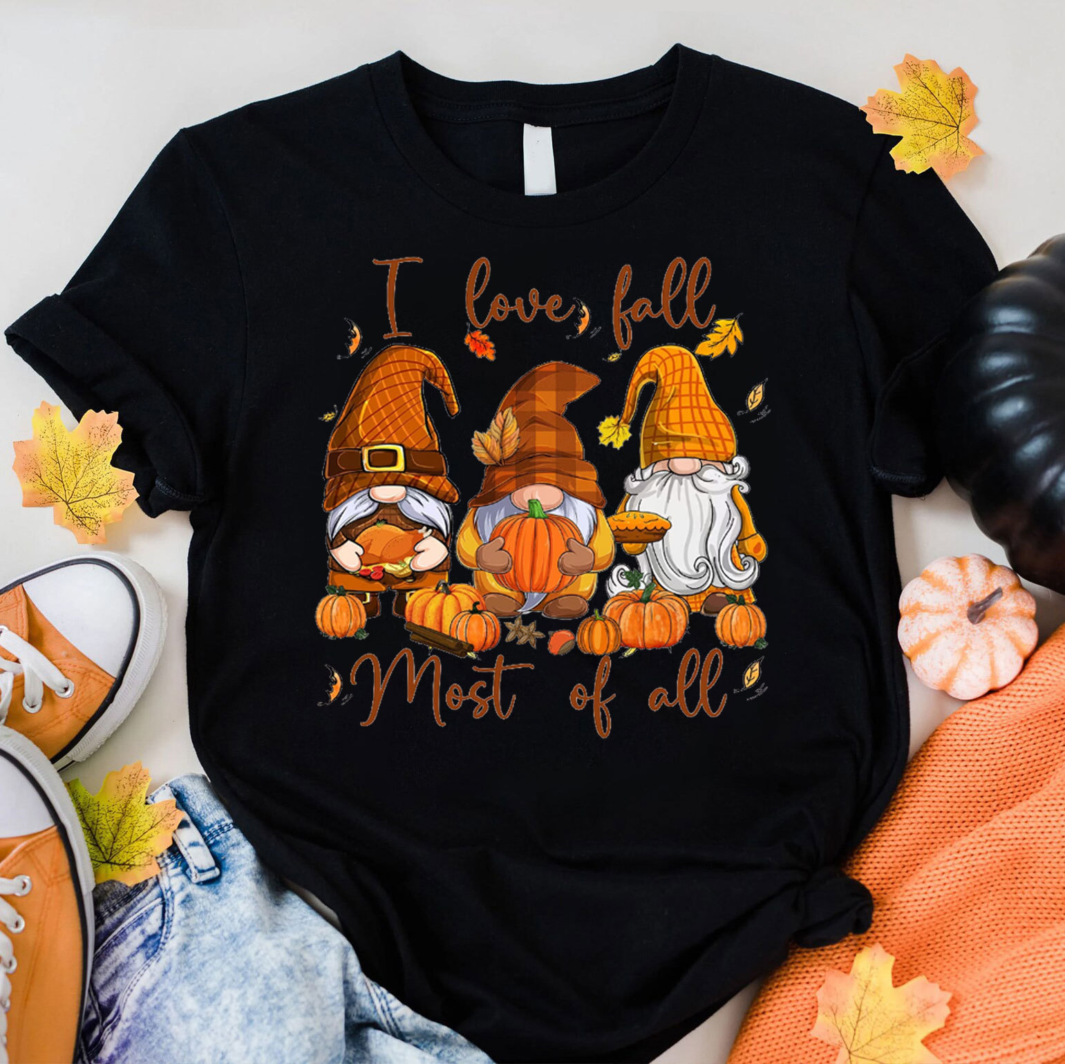 I Love Fall Most Of All Christian T-Shirt