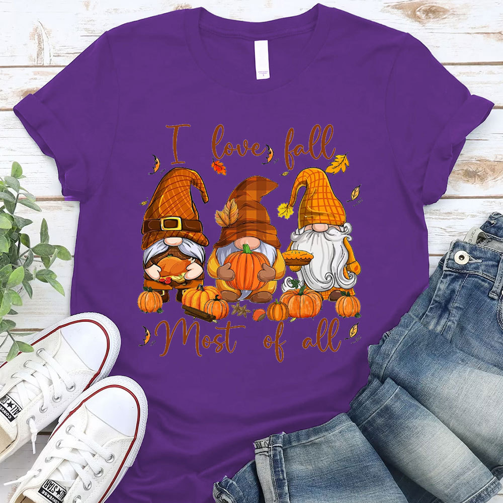 I Love Fall Most Of All Christian T-Shirt