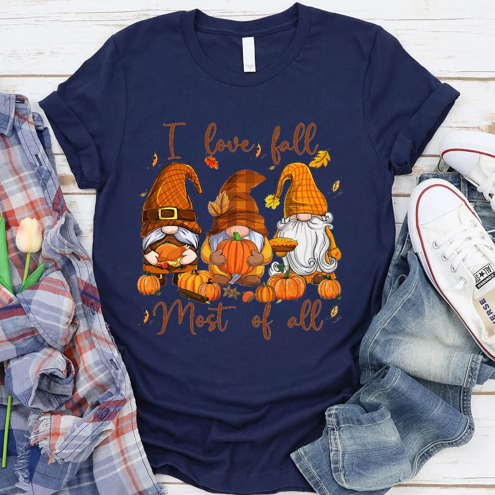 I Love Fall Most Of All Christian T-Shirt