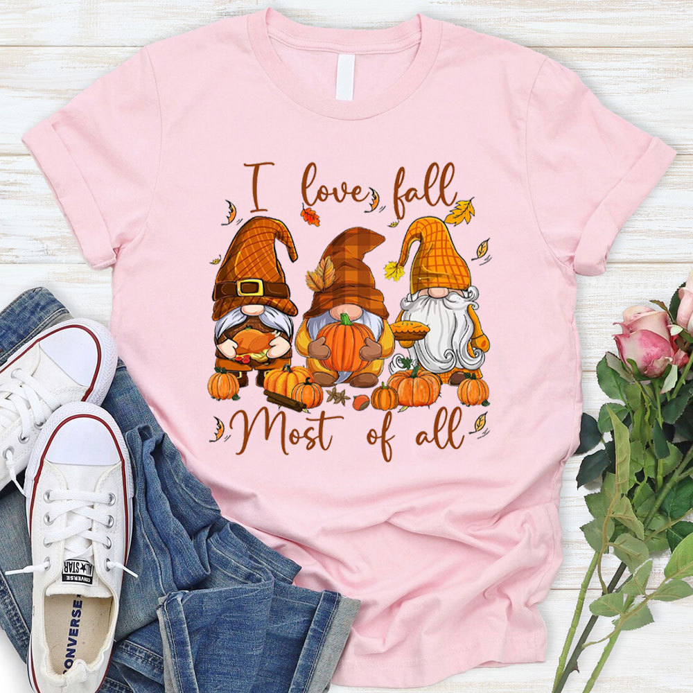 I Love Fall Most Of All Christian T-Shirt